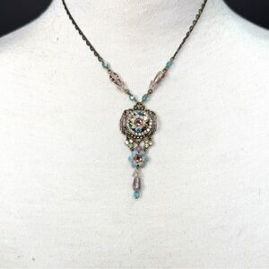 Michal Negrin Multi-Color Pendant Necklace